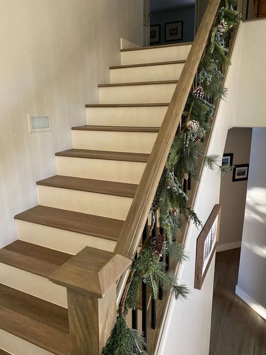Custom Wooden Spindles & Oak Staircase
